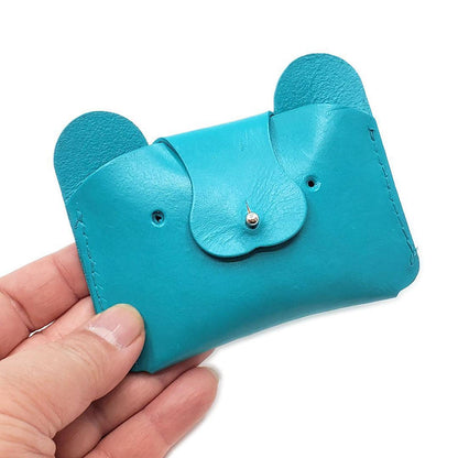Wallet - Bear Leather (Teal) by The Merchant Studio