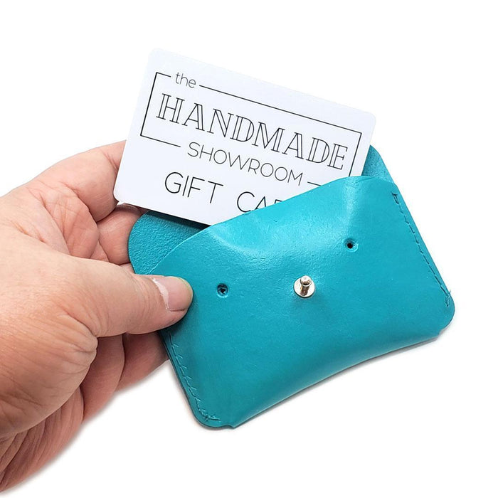 Wallet - Bear Leather (Teal) by The Merchant Studio