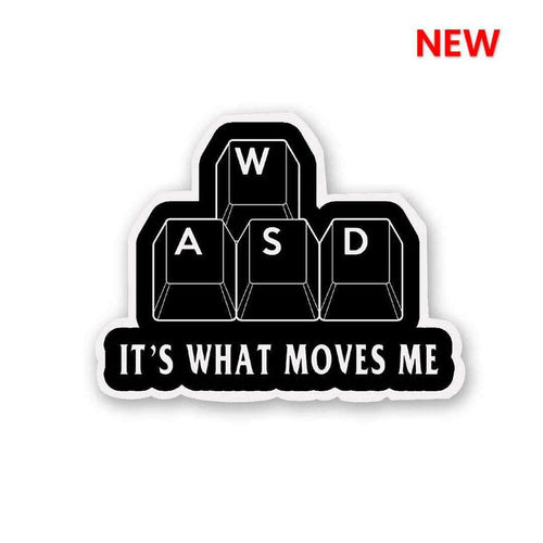 WASD Sticker - Stickers | STICK IT UP