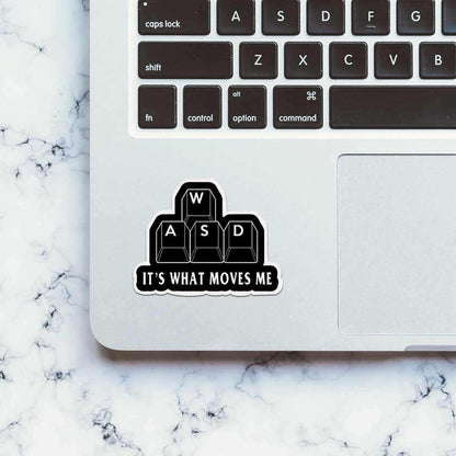 WASD Sticker - Stickers | STICK IT UP