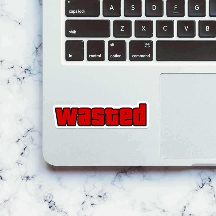 Wasted Sticker - Stickers | STICK IT UP