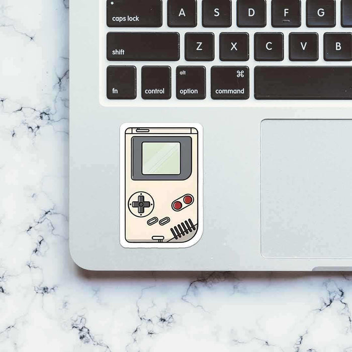White Gameboy Sticker - Stickers | STICK IT UP