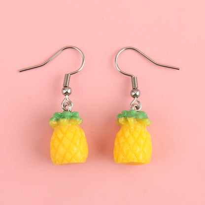 Who Lives In A Pineapple Earrings