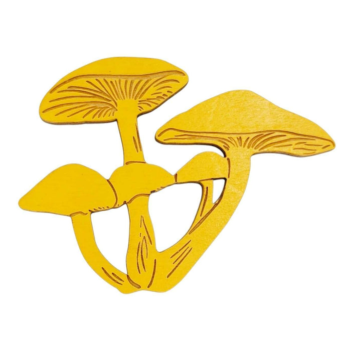 Wooden Magnets - Set of 5 - Mushrooms (Series 2) by SnowMade