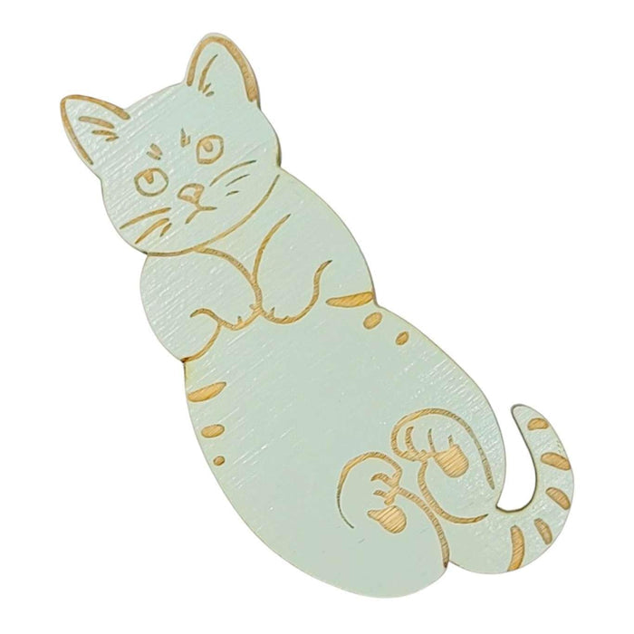 Wooden Magnets - Set of 5 - Show Me Dem Kitties by SnowMade