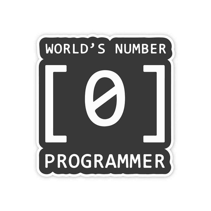 World's 1 Programmer Sticker - Stickers | STICK IT UP