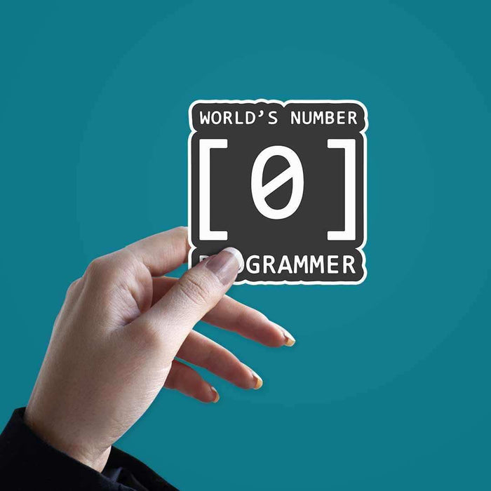 World's 1 Programmer Sticker - Stickers | STICK IT UP