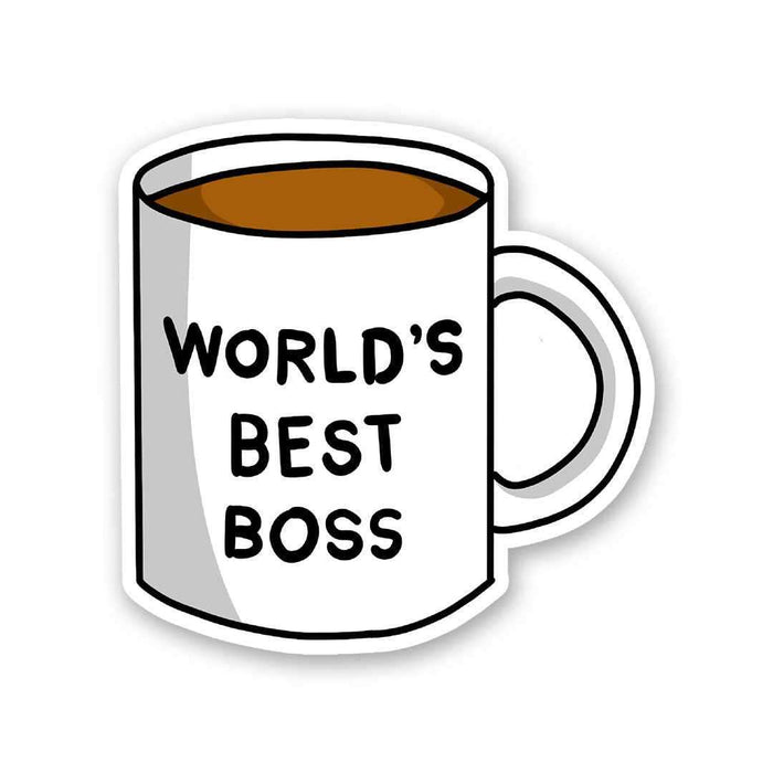 World's Best Boss Sticker - Stickers | STICK IT UP