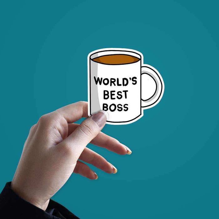 World's Best Boss Sticker - Stickers | STICK IT UP
