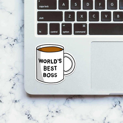 World's Best Boss Sticker - Stickers | STICK IT UP