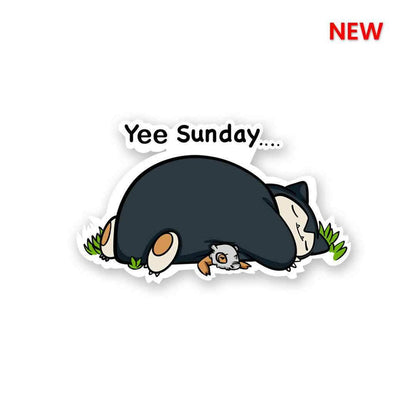 Yeee Sunday Sticker - Stickers | STICK IT UP