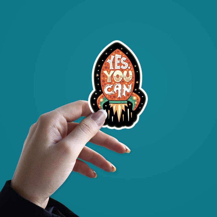 Yes you can! Sticker - Stickers | STICK IT UP