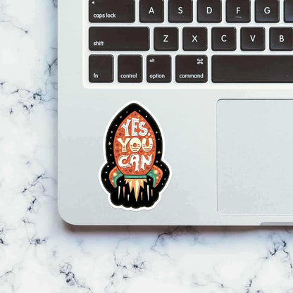Yes you can! Sticker - Stickers | STICK IT UP