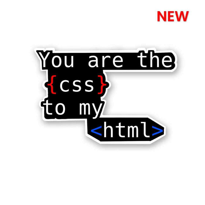 you are the css to my html Sticker - Stickers | STICK IT UP