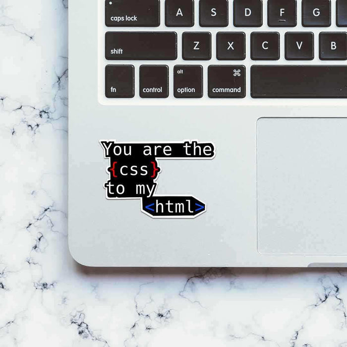 you are the css to my html Sticker - Stickers | STICK IT UP