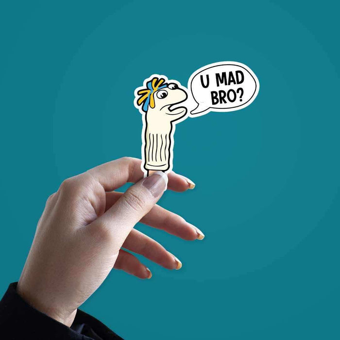 You mad bro? sticker - Stickers | STICK IT UP