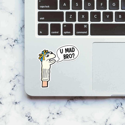 You mad bro? sticker - Stickers | STICK IT UP