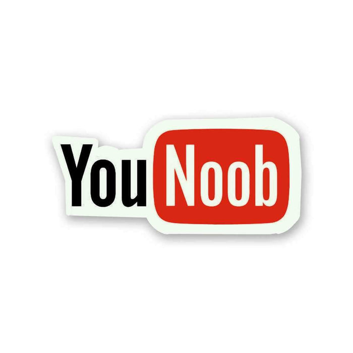 you noob Sticker - Stickers | STICK IT UP