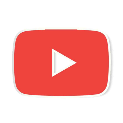 Youtube Logo Sticker - Stickers | STICK IT UP
